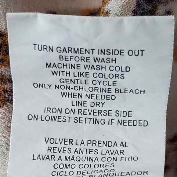 Rewind Printed Mixed Media Short Sleeve Top - Picture 8 of 8